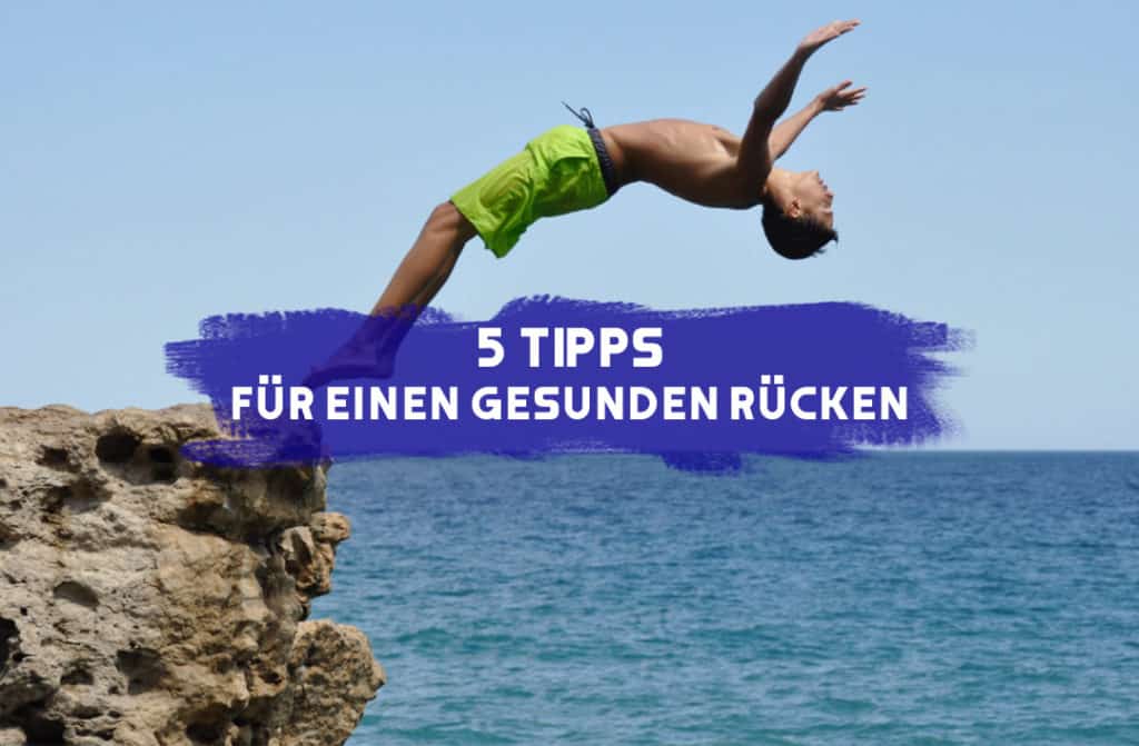 5 tips for a healthy back